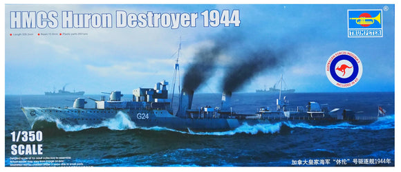 Trumpeter TR05333 - HMCS Huron Destroyer 1944. RAN Decals 1:350 Scale
