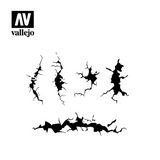 Vallejo Stencils - Texture Effects - Cracked Wall. ST-TX001